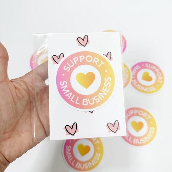 2/$24 NEW Support Small Business Sticker, Small Business Owner Gift - Picture 4 of 7
